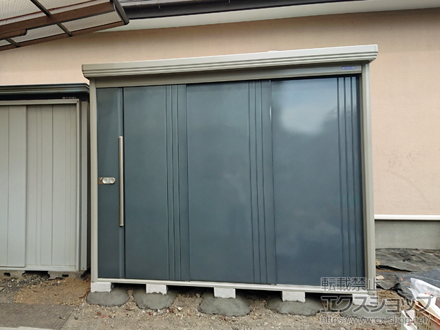静岡県島田市のの物置・屋外倉庫 Mr.ストックマンダンディ 一般型 2532×1922×2110 ND-2519-J 施工例