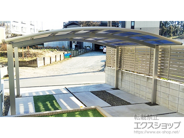 愛知県岡崎市ののカーポート レイナツインポートグラン　積雪〜20cm対応 施工例