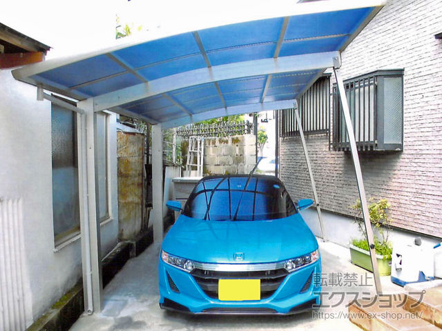 鹿児島県鹿児島市ののカーポート プレシオスポート 積雪〜20cm対応 施工例