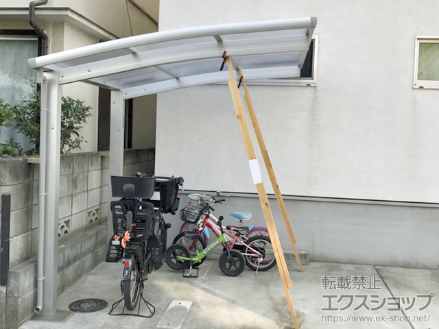 埼玉県さいたま市ののサイクルポート・駐輪場 レイナポートグランミニ 積雪〜20cm対応 施工例