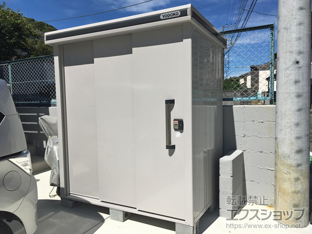 神奈川県中郡二宮町のの物置・屋外倉庫 エルモ 一般型 1870×1170×2121 LMD-1811-CB 施工例