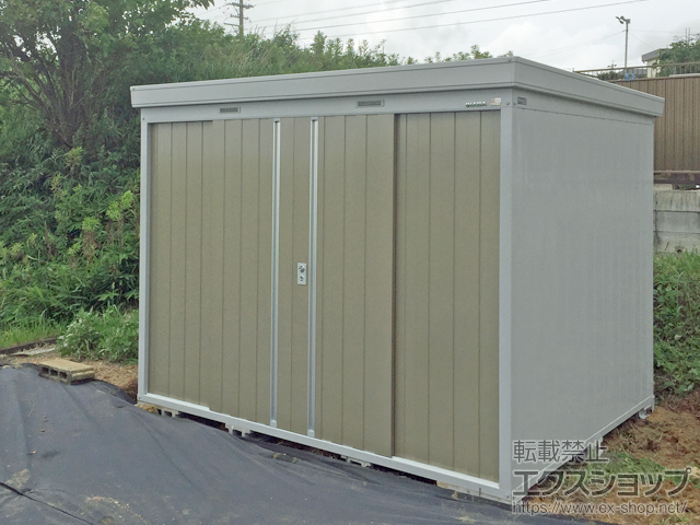 愛知県豊田市のの物置・屋外倉庫 ネクスタ 一般型 2630×2210×2020 NXN-60S-MB 施工例