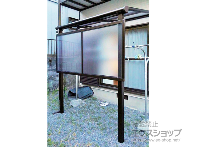 滋賀県湖南市ののテラス屋根 ヴェクターテラス F型 テラスタイプ 単体 積雪〜20cm対応 施工例