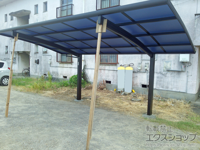 大分県大分市ののカーポート プレシオスポート 積雪〜20cm対応 施工例