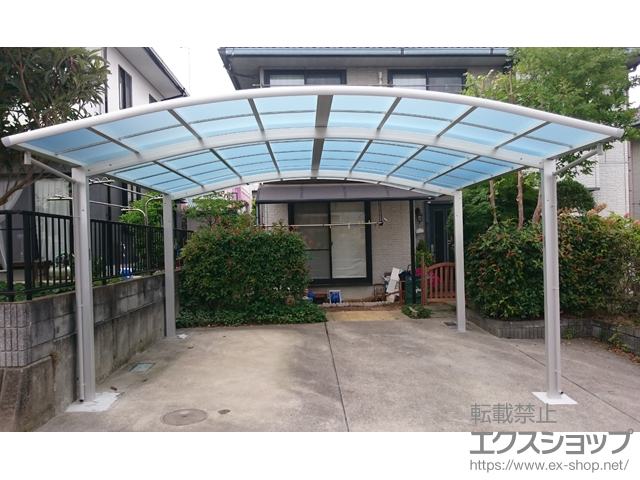 栃木県鹿沼市ののカーポート レイナツインポートグラン　積雪〜20cm対応 施工例