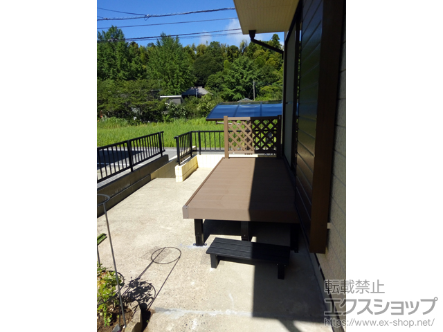 千葉県君津市ののウッドデッキ リウッドデッキ 200 施工例