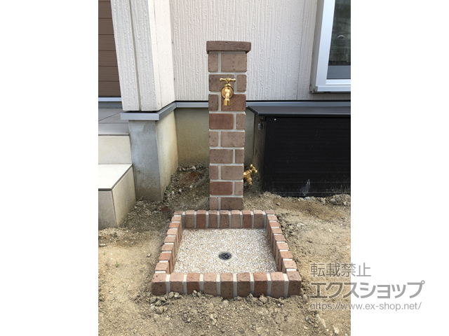 愛知県西尾市のの立水栓・ガーデンシンク ネオキャスティ 施工例