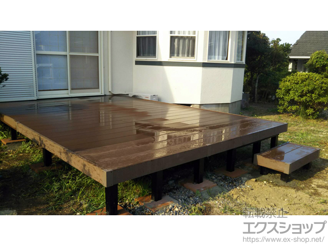 千葉県夷隅郡御宿町ののウッドデッキ リウッドデッキ 200 施工例