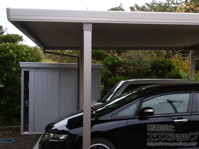 鹿児島県出水市のの物置・屋外倉庫 ネクスタ 一般型 2210×950×2020 NXN-21S-FS 施工例