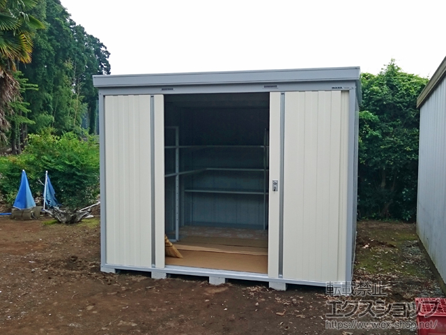 茨城県水戸市のの物置・屋外倉庫 ネクスタ 一般型 3050×3050×2375（NXN-95H） NXN-95H-FW 施工例