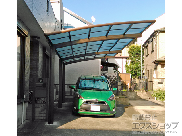 愛知県知多市ののカーポート レイナポートグラン 延長　積雪〜20cm対応 施工例