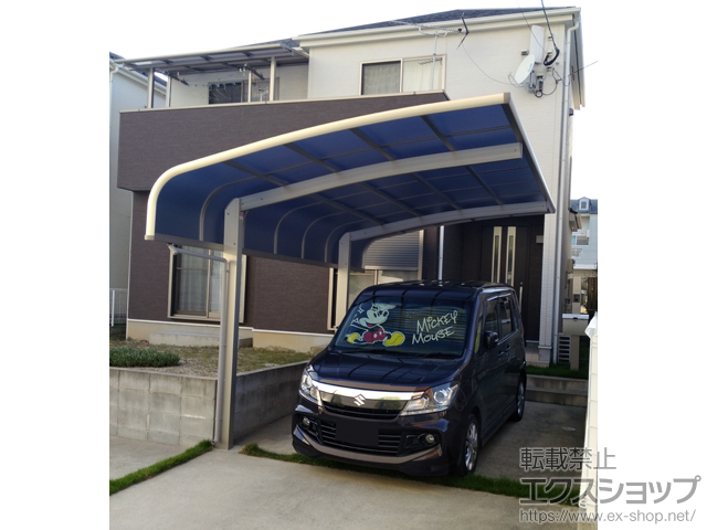福岡県福岡市ののカーポート レイナキャップポートグラン　積雪〜20cm対応 施工例