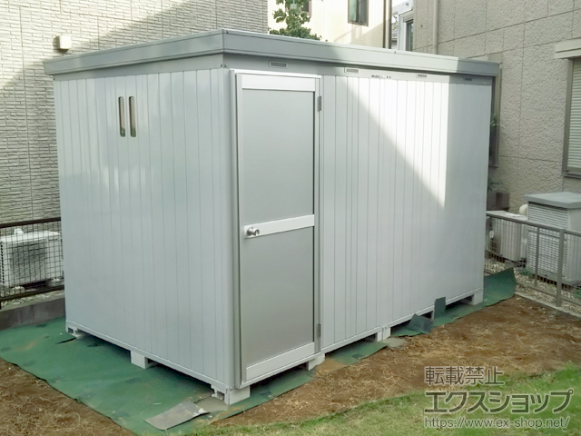 東京都八王子市のの物置・屋外倉庫 断熱物置 ネクスタプラス ドアタイプ 一般型 3580×2210×2375（NXP-79HD） NXP-79HD-MG 施工例