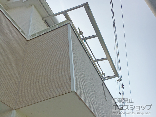 兵庫県小野市ののバルコニー・ベランダ屋根 ヴェクターテラス F型 屋根タイプ 単体 積雪〜20cm対応 施工例