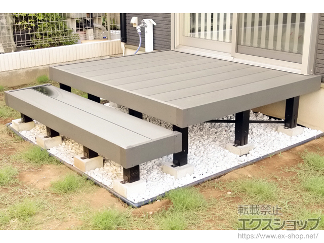 千葉県流山市ののウッドデッキ リウッドデッキ 200 施工例