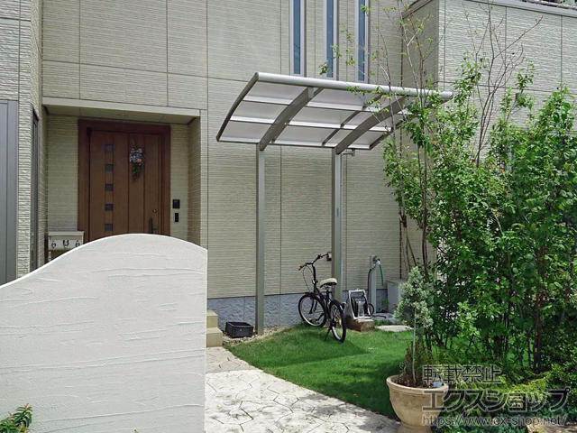 群馬県前橋市ののサイクルポート・駐輪場 レイナポートグランミニ 積雪〜20cm対応 施工例