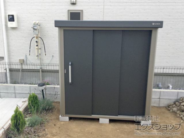 埼玉県三郷市のの物置・屋外倉庫 エスケーエイト SK8-50 一般型 1800×800×1940 SK8-50-GK 施工例