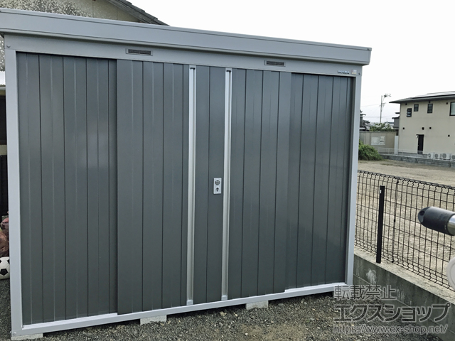 静岡県御前崎市のの物置・屋外倉庫 ネクスタ 一般型 2630×2210×2020（NXN-60S） NXN-60S-PG 施工例