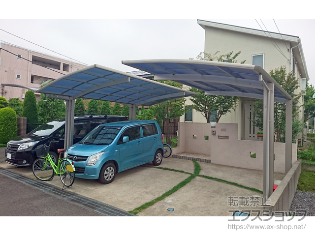 茨城県つくば市ののカーポート プレシオスポート 積雪〜20cm対応 施工例