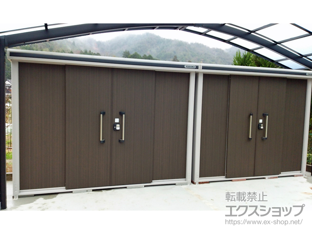 広島県広島市のの物置・屋外倉庫 エルモ 一般型 2570×820×2122（LMD-2508） LMD-2508-DW 施工例