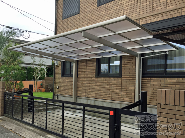 千葉県八千代市ののカーポート エフルージュグラン　積雪〜20cm対応 施工例