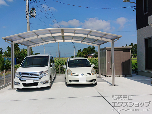 宮城県大崎市ののカーポート レイナツインポートグラン　積雪〜20cm対応 施工例
