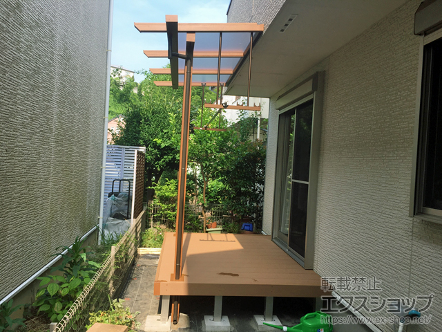 東京都町田市ののウッドデッキ マージウッドデッキ 施工例