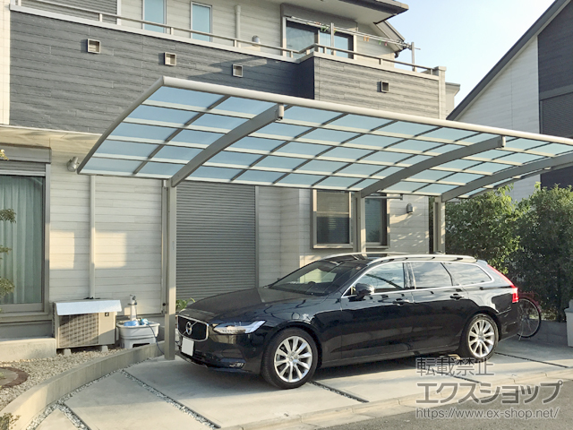 東京都西東京市ののカーポート レイナポートグラン 延長　積雪〜20cm対応 施工例
