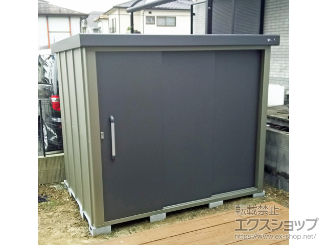 兵庫県三木市のの物置・屋外倉庫 エスケーエイト SK8-100 一般型 2200×1600×1940 SK8-100-GK 施工例