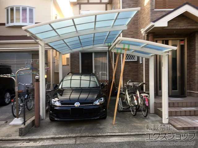 大阪府堺市ののサイクルポート・自転車置き場、カーポート レイナポートグラン 積雪〜20cm対応 施工例