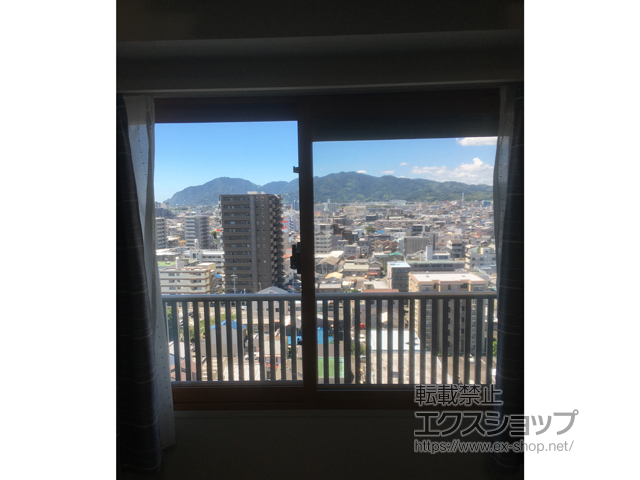 静岡県静岡市のの二重窓（内窓） インプラス ダストバリア仕様 引違い窓 2枚建+FIX窓 ※連窓仕様 施工例