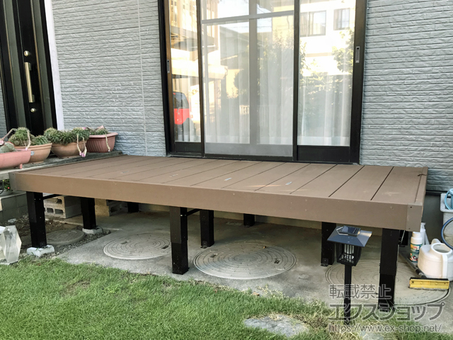 群馬県邑楽郡邑楽町ののウッドデッキ マージウッドデッキ 施工例