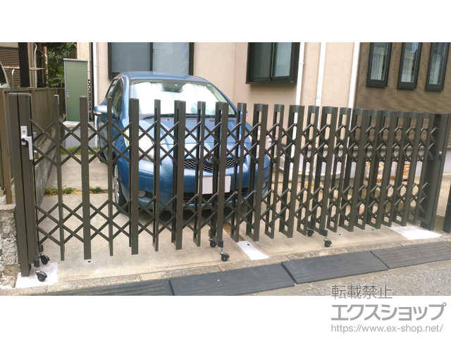 千葉県八千代市ののカーゲート アルシャインII HW型Aタイプ ノンレール 片開き 440S 施工例