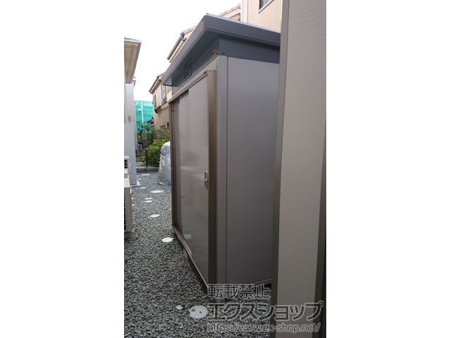 兵庫県西宮市のの物置・屋外倉庫 ナイソー 一般型 1880×1300×2270 SMK-25S 施工例