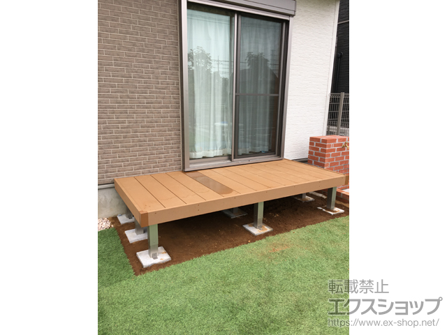 千葉県佐倉市ののウッドデッキ リウッドデッキ 200 施工例