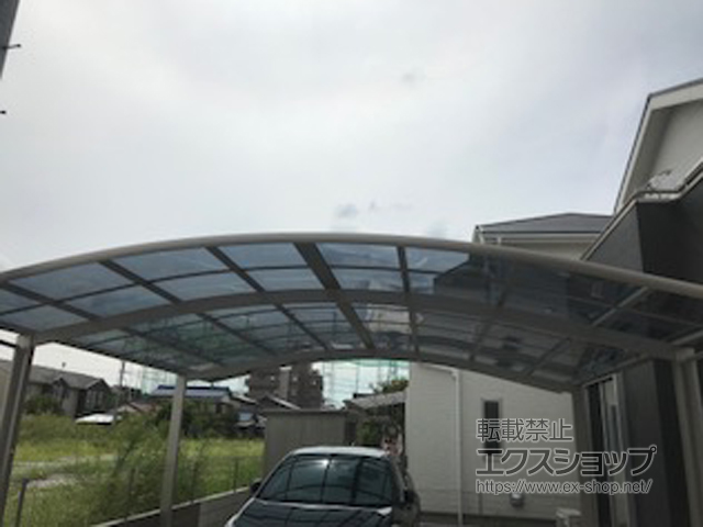 愛知県一宮市ののカーポート レイナツインポートグラン　積雪〜20cm対応 施工例