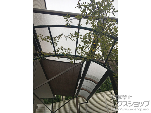 神奈川県横浜市ののテラス屋根 ヴェクターテラス R型 テラスタイプ 単体 積雪〜20cm対応 施工例