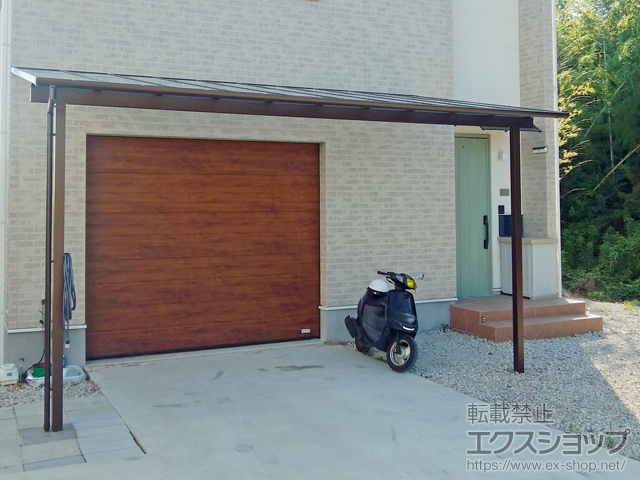 愛知県知多郡阿久比町ののテラス屋根 ヴェクターテラス F型 テラスタイプ 単体 積雪〜20cm対応 施工例