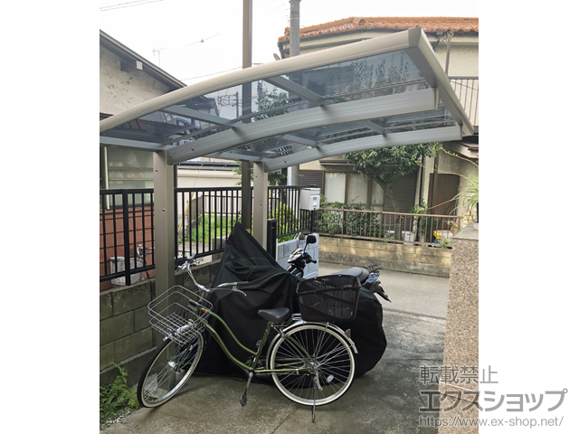 東京都八王子市ののサイクルポート・駐輪場 プレシオスポート ミニ 積雪〜20cm対応 施工例