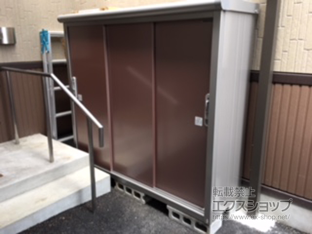 京都府宮津市のの物置・屋外倉庫 エスモ 一般型 1650×520×1501（ESE-1605E） ESE-1605E-MR 施工例