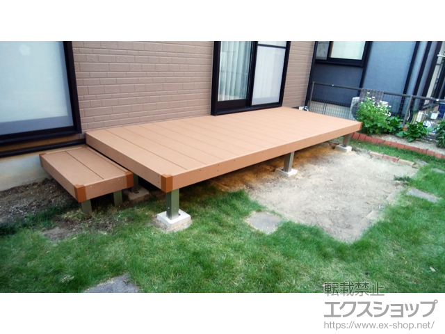 愛知県刈谷市ののウッドデッキ リウッドデッキ 200 施工例