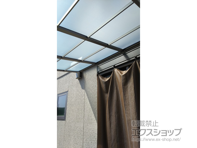 兵庫県姫路市ののテラス屋根 スピーネ F型 テラスタイプ 単体 積雪〜20cm対応 施工例
