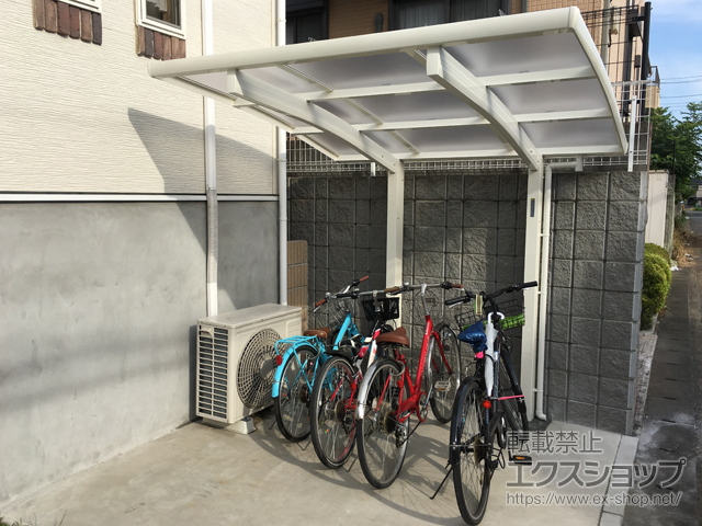 埼玉県さいたま市ののサイクルポート・駐輪場 レイナポートグランミニ 積雪〜20cm対応 施工例