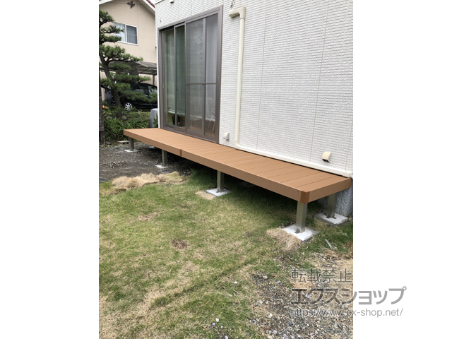 長野県松本市ののウッドデッキ リウッドデッキ 200 施工例