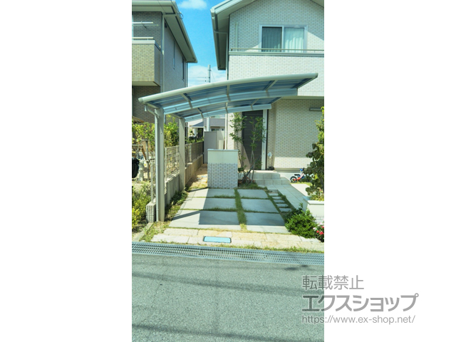 兵庫県三田市ののカーポート レイナポートグラン　積雪〜20cm対応 施工例