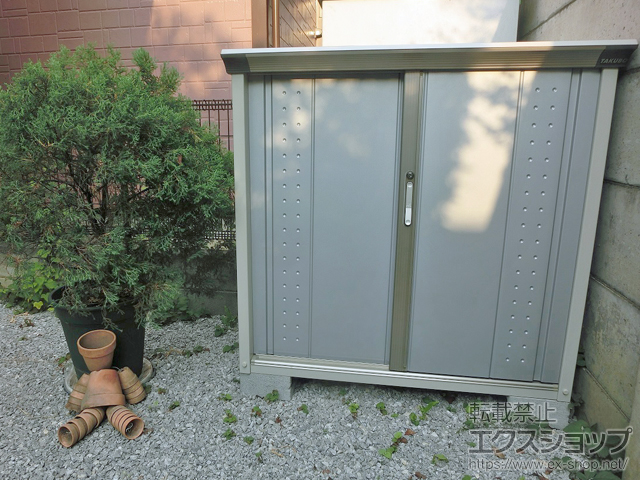 東京都武蔵野市のの物置・屋外倉庫 グランプレステージジャンプ 1120×750×1100 GP-117D-F-GS 施工例