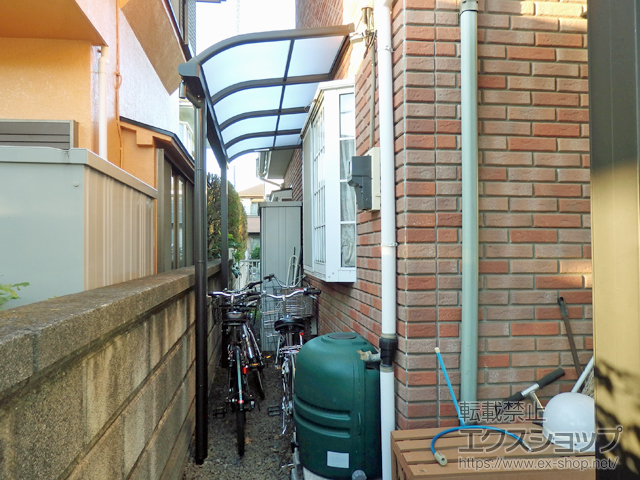 茨城県土浦市ののテラス屋根 ヴェクターテラス R型 テラスタイプ 単体 積雪〜20cm対応 施工例