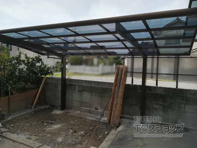 兵庫県姫路市ののカーポート プレシオスポート 積雪〜20cm対応 施工例