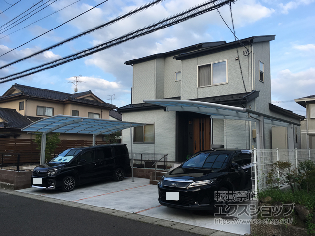 宮城県黒川郡大和町ののカーポート レイナポートグラン　積雪〜20cm対応 施工例