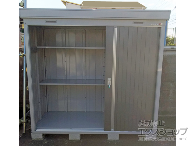 大阪府松原市のの物置・屋外倉庫 ネクスタ 一般型 2210×950×2020 NXN-21S-PG 施工例